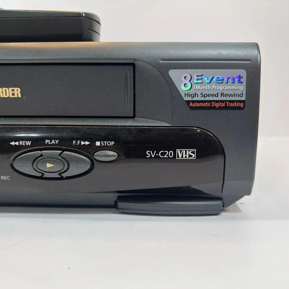 Samtron by Samsung SV-C20 VHS VCR Video Cassette Recorder Player W/ Remote Works